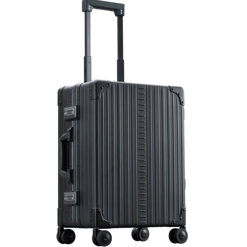 Aleon Rolling Spinner|Hardside Luggage<Aircraft Grade Aluminum 21in Classic Carry On | Altman Luggage