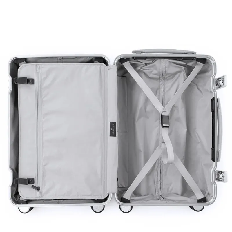 Arlo Skye Carry-on Luggage<The Frame Carry-On Max: Aluminum Edition