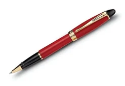 Aurora Rollerball<Ipsilon Resin Red Rollerball Pen - AU-B71R Red Resin