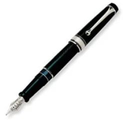 Aurora Fountain<Optima Resin Black CT Fountain Pen