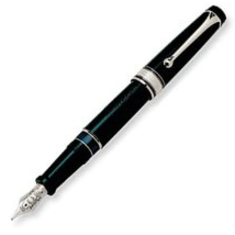Aurora Fountain<Optima Resin Black CT Fountain Pen