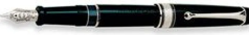 Aurora Fountain<Optima Resin Black CT Fountain Pen