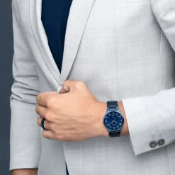 Bering Men's Watches<Mens Watch | Titanium | Matte Blue | 11739797 | Altman Luggage
