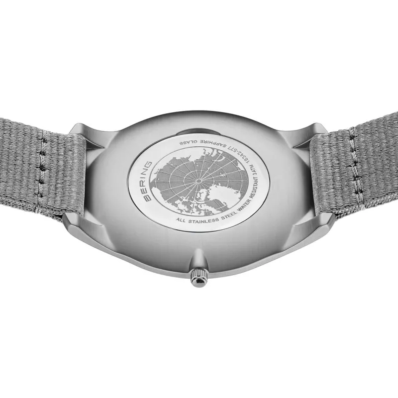 Bering Men's Watches<Men's Watch | Ultra Slim | polished/brushed grey | 18342-577