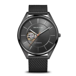 Bering Men's Watches<Mens Watch Automatic polished brushed Grey Grey Dial 16743377