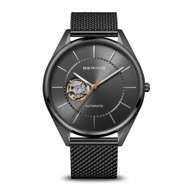 Bering Men's Watches<Mens Watch Automatic polished brushed Grey Grey Dial 16743377
