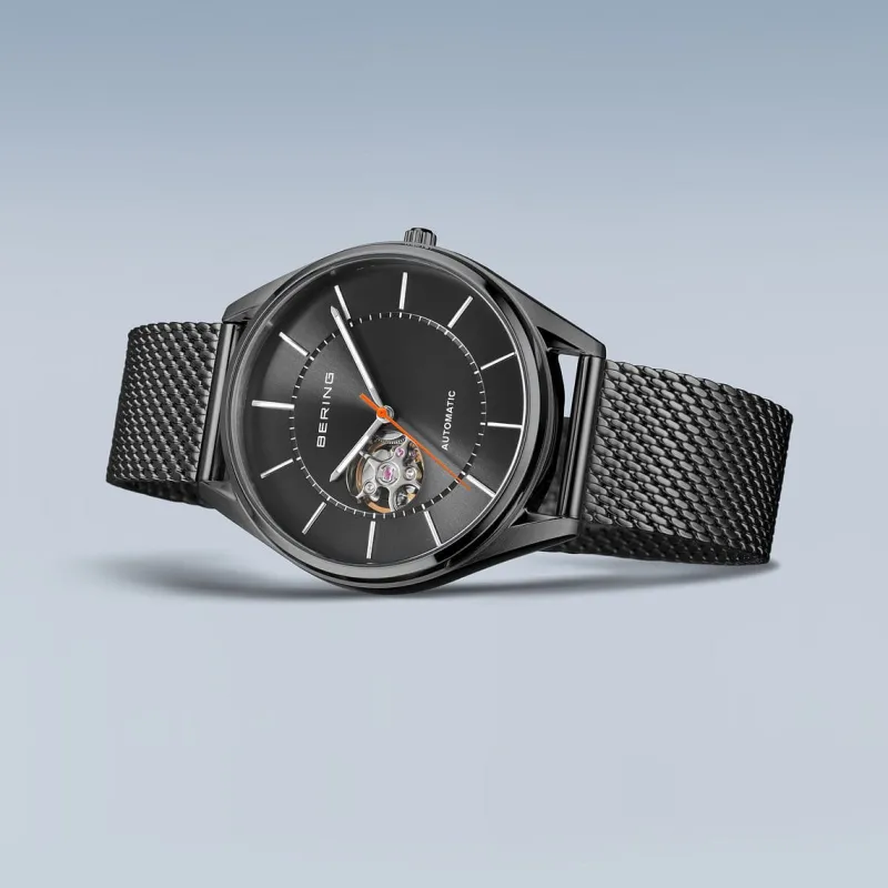 Bering Men's Watches<Mens Watch Automatic polished brushed Grey Grey Dial 16743377