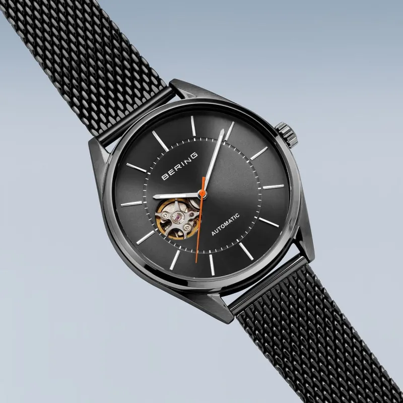 Bering Men's Watches<Mens Watch Automatic polished brushed Grey Grey Dial 16743377