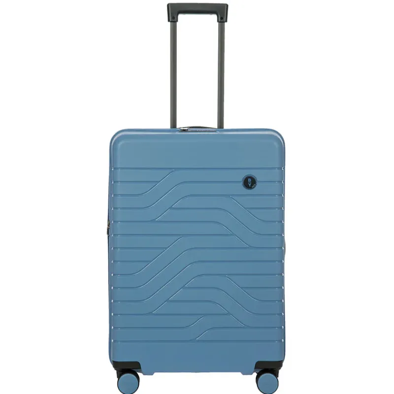 Bric's Checked<B/Y Ulisse 28" Expandable Spinner Grey Blue