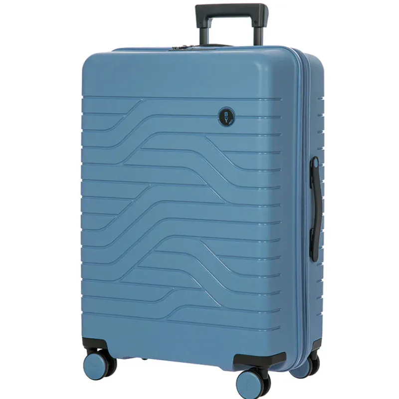 Bric's Checked<B/Y Ulisse 28" Expandable Spinner Grey Blue