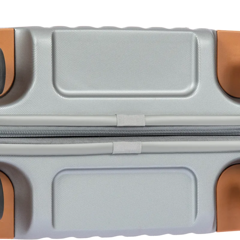 Bric's Carry-on Luggage<Brics Capri 21 Spinner With Pocket Expandable On Sale Silver Shine