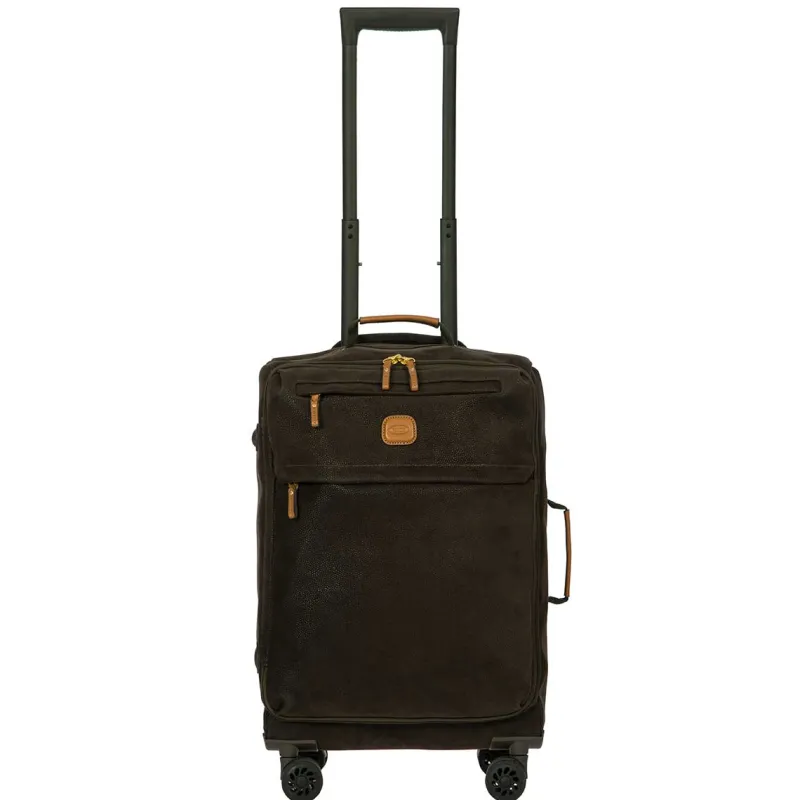 Bric's Rolling Spinner|Carry-on Luggage<BRICS LIFE TROPEA 21 SPINNER CARRY ON | ALTMAN LUGGAGE SALE Olive