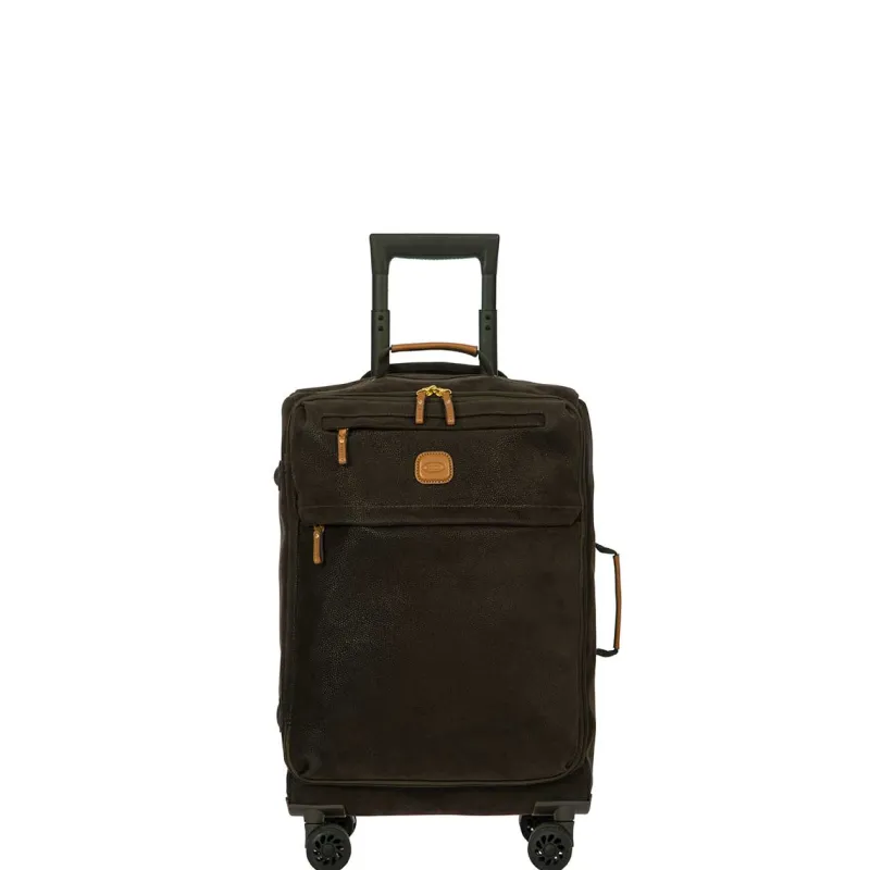 Bric's Rolling Spinner|Carry-on Luggage<BRICS LIFE TROPEA 21 SPINNER CARRY ON | ALTMAN LUGGAGE SALE Olive