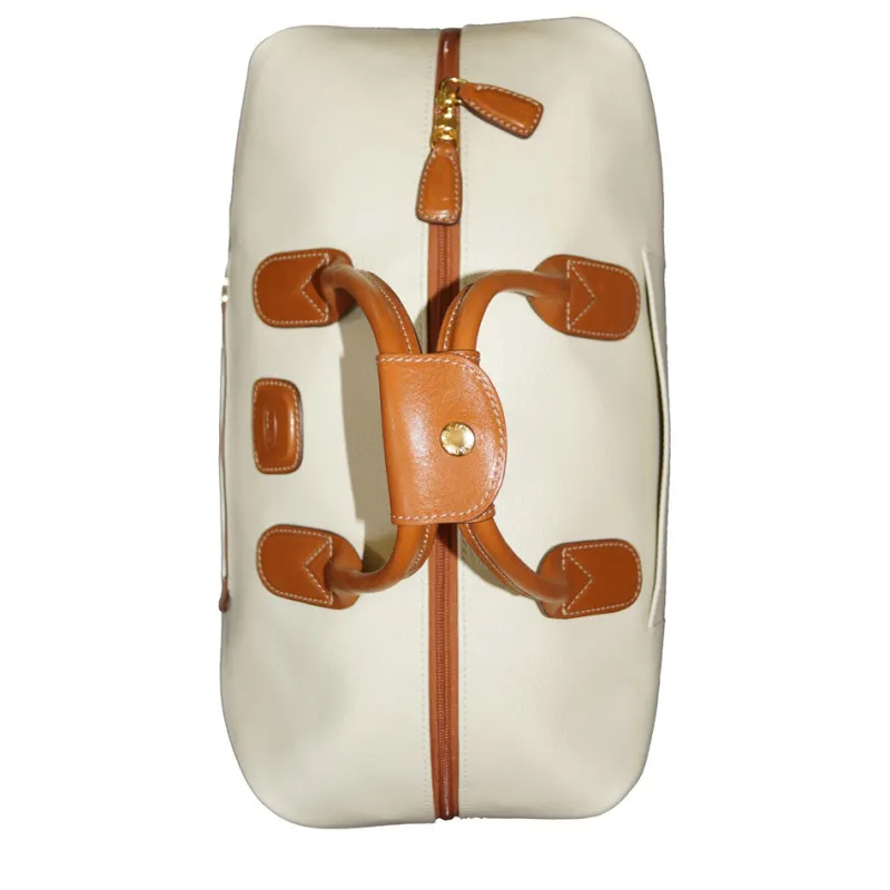 Bric's Carry-on Luggage<Brics Luggage | Brics Firenze 18 Cargo Duffle | Altman Luggage Cream