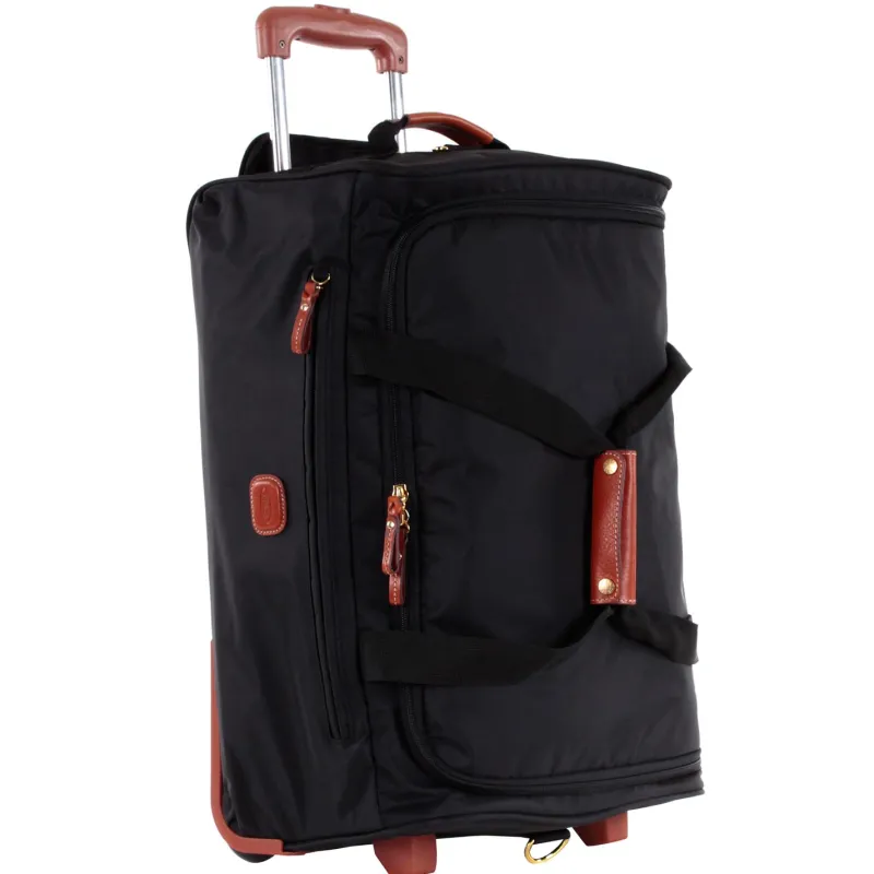 Bric's Wheeled Duffels|Carry-on Luggage<Brics X Bag Carry on Rolling Duffle Bag Black | Altman Luggage