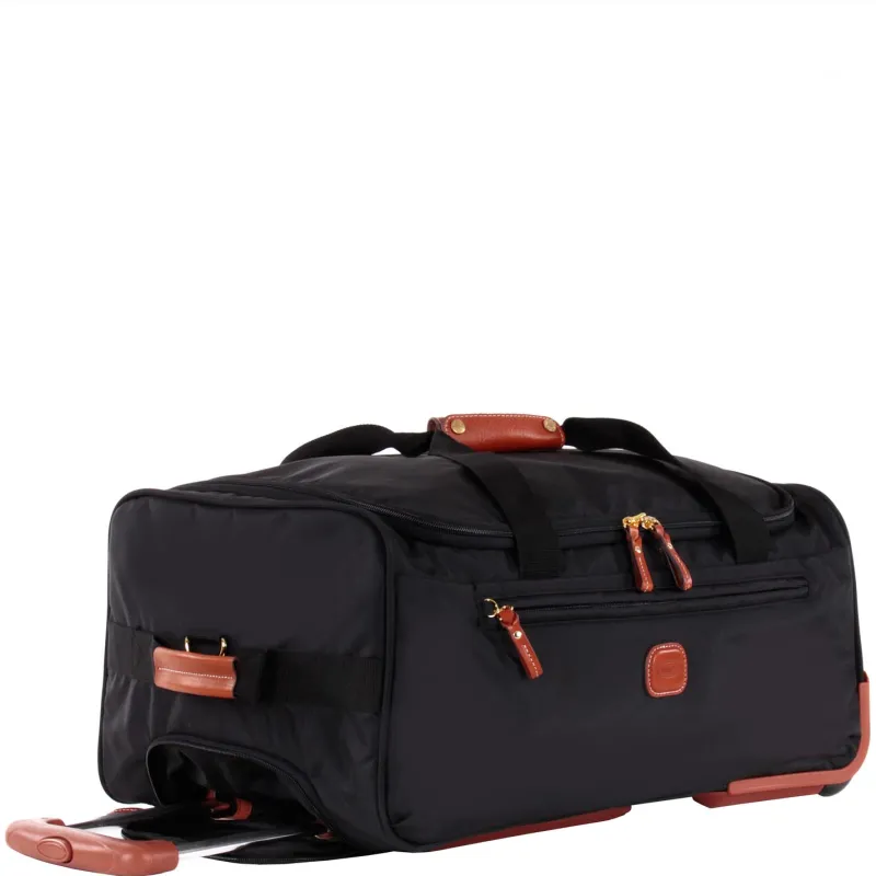 Bric's Wheeled Duffels|Carry-on Luggage<Brics X Bag Carry on Rolling Duffle Bag Black | Altman Luggage