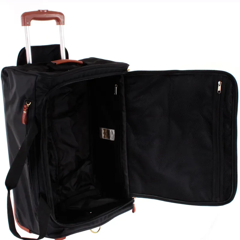 Bric's Wheeled Duffels|Carry-on Luggage<Brics X Bag Carry on Rolling Duffle Bag Black | Altman Luggage