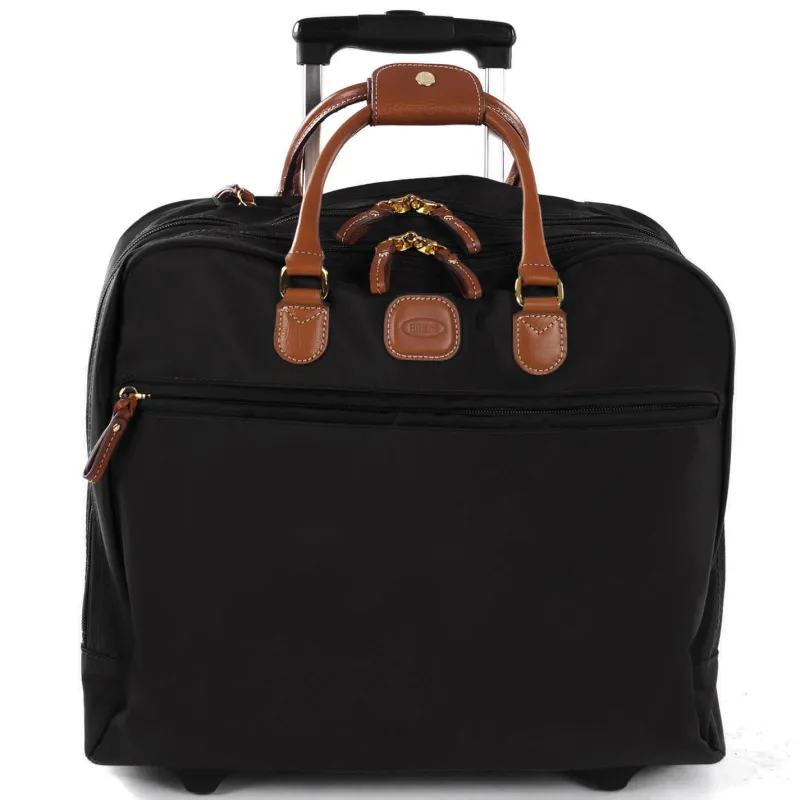 Bric's Carry-on Luggage<Brics XBag 2 Wheel Pilot Cabin Case Black | Altman Luggage