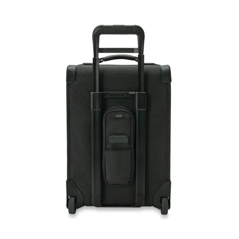 Briggs & Riley Wheeled Duffels|Carry-on Luggage<Briggs and Riley Baseline BLUWD1214 Global 2 Wheel Carry on Duffle Black