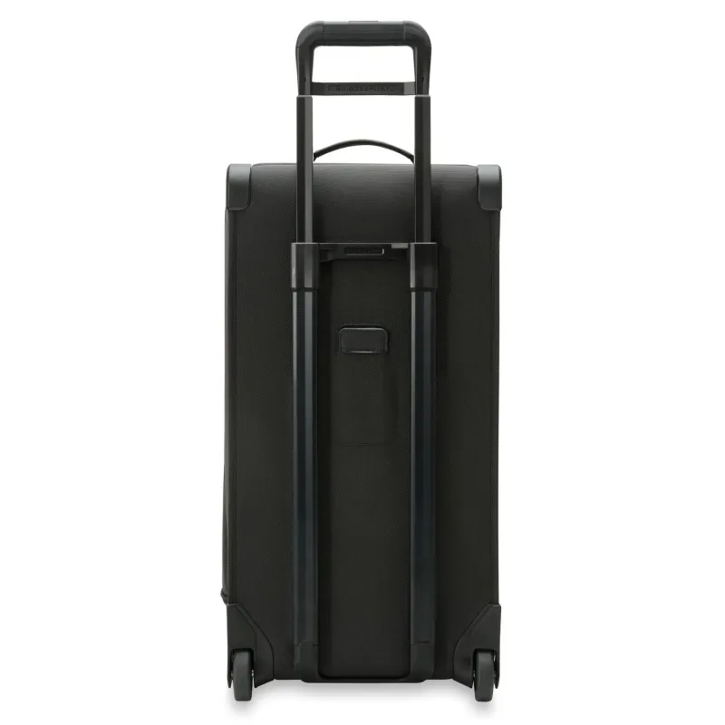 Briggs & Riley Wheeled Duffels|Checked<Briggs and Riley Baseline BLUWD127 Medium Two Wheel Duffle | Altman Luggage Black