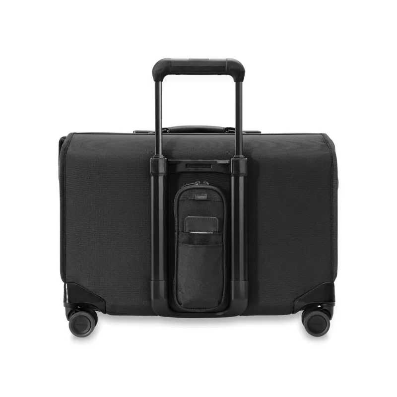 Briggs & Riley Garment Bags|Carry-on Luggage<Briggs and Riley Baseline BLU174SP4 Wide Carry on Wheeled Garment Bag Black