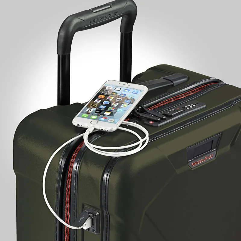 Briggs & Riley Carry-on Luggage<Briggs and Riley Torq QU22SP Domestic Carry on Spinner Hunter