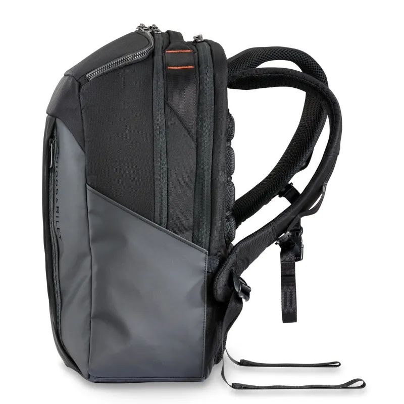 Briggs & Riley Checked<Briggs and Riley ZDX Cargo Backpack | Altman Luggage Black