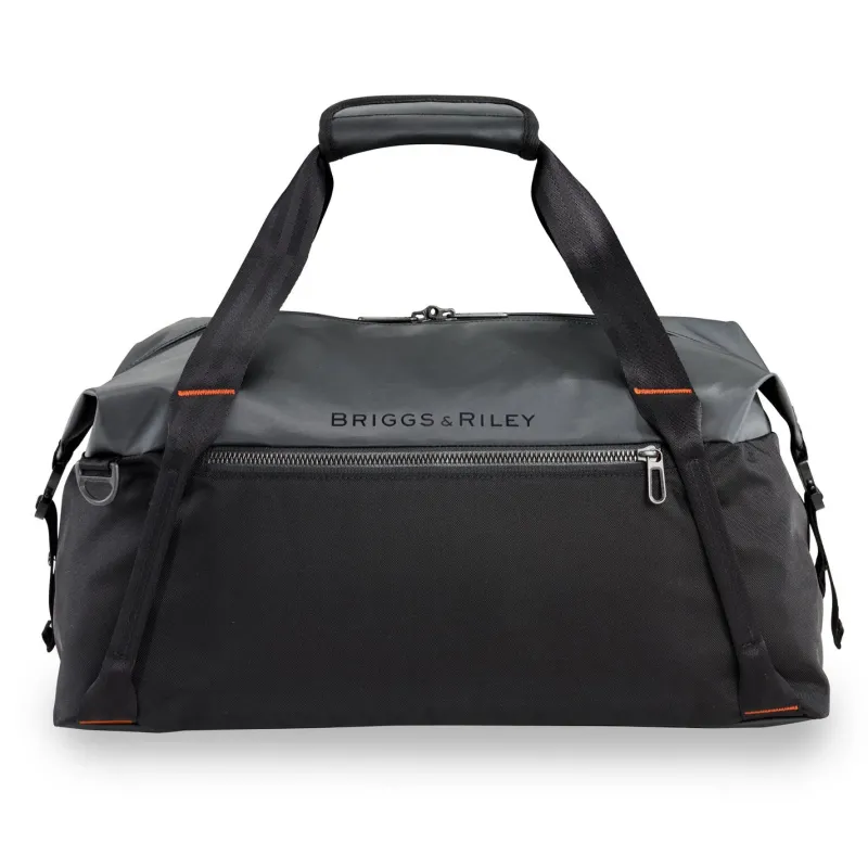 Briggs & Riley Checked|Carry-on Luggage<Briggs and Riley ZDX Cargo Satchel | Altman Luggage Black