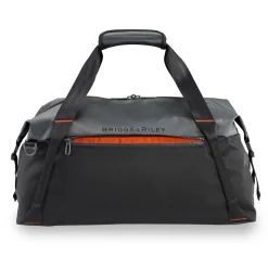 Briggs & Riley Checked|Carry-on Luggage<Briggs and Riley ZDX Cargo Satchel | Altman Luggage Black
