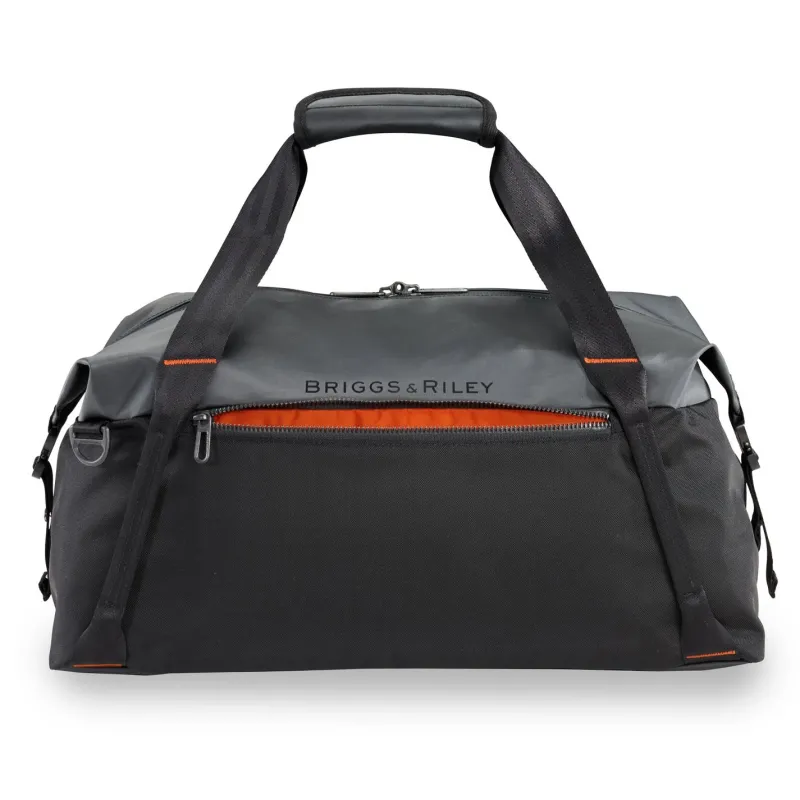 Briggs & Riley Checked|Carry-on Luggage<Briggs and Riley ZDX Cargo Satchel | Altman Luggage Black