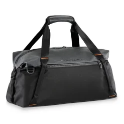 Briggs & Riley Checked|Carry-on Luggage<Briggs and Riley ZDX Cargo Satchel | Altman Luggage Black