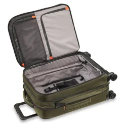 Briggs & Riley Checked|Carry-on Luggage<Briggs and Riley ZDX Domestic Carry on Expandable Spinner Hunter