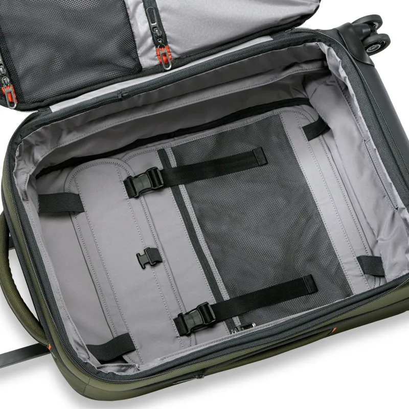 Briggs & Riley Checked|Carry-on Luggage<Briggs and Riley ZDX Domestic Carry on Expandable Spinner Hunter