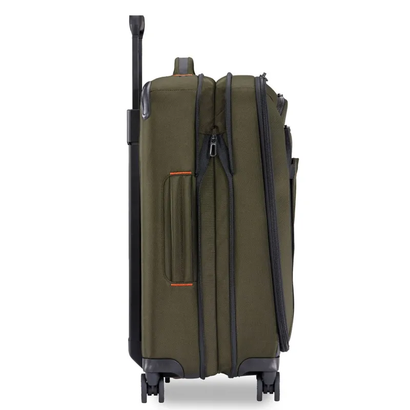 Briggs & Riley Checked|Carry-on Luggage<Briggs and Riley ZDX Domestic Carry on Expandable Spinner Hunter
