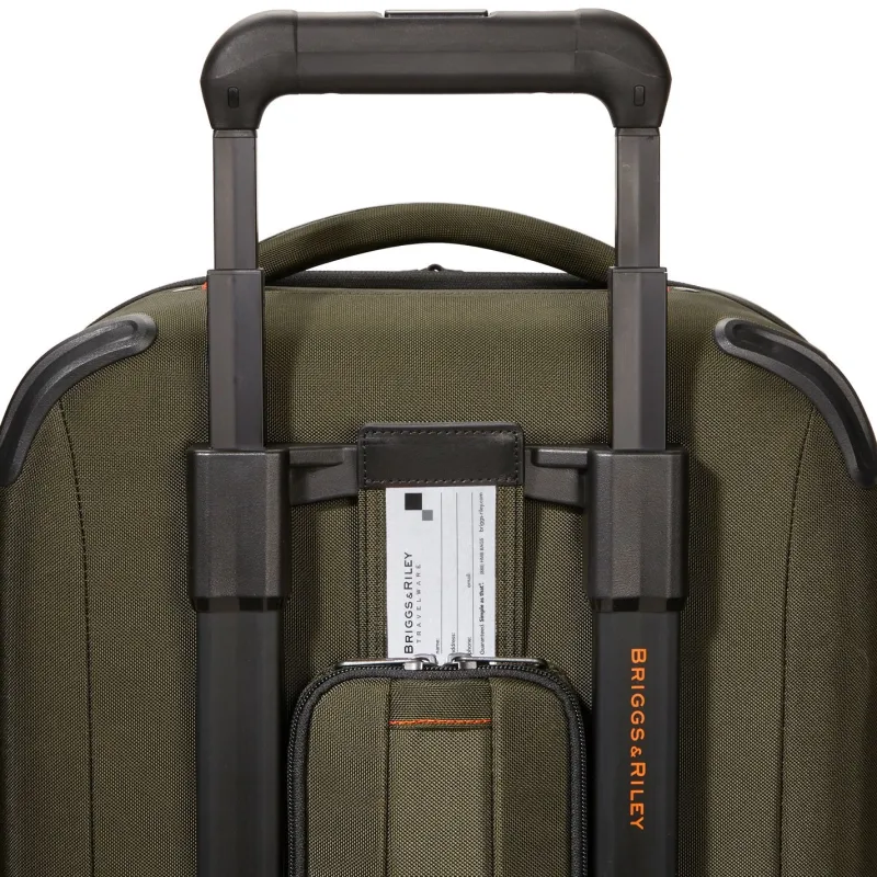 Briggs & Riley Checked|Carry-on Luggage<Briggs and Riley ZDX Domestic Carry on Expandable Spinner Hunter