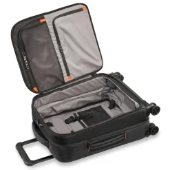 Briggs & Riley Checked|Carry-on Luggage<Briggs and Riley ZDX International Carry on Expandable Spinner Black