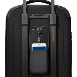 Briggs & Riley Checked|Carry-on Luggage<Briggs and Riley ZDX International Carry on Expandable Spinner Black