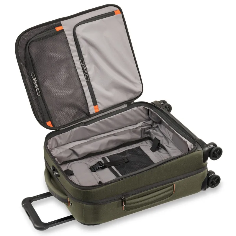 Briggs & Riley Checked|Carry-on Luggage<Briggs and Riley ZDX International Carry on Expandable Spinner Hunter