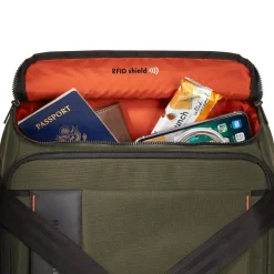 Briggs & Riley Wheeled Duffels|Checked<Briggs and Riley ZDX International Carry on Upright Duffle Hunter