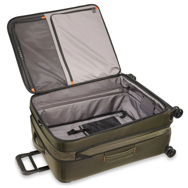 Briggs & Riley Checked<Briggs and Riley ZDX Large Expandable Spinner | Altman Luggage Hunter