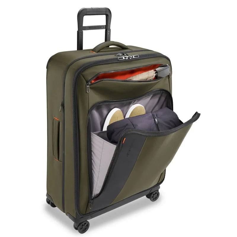 Briggs & Riley Checked<Briggs and Riley ZDX Large Expandable Spinner | Altman Luggage Hunter