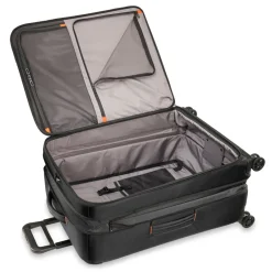 Briggs & Riley Checked<Briggs and Riley ZDX Large Expandable Spinner | Altman Luggage Black