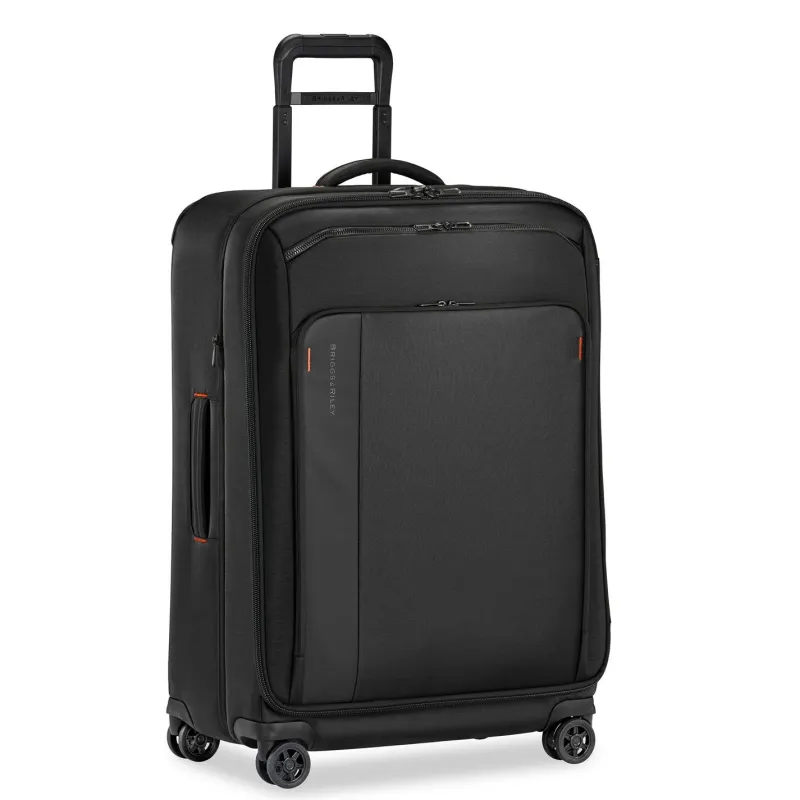 Briggs & Riley Checked<Briggs and Riley ZDX Large Expandable Spinner | Altman Luggage Black