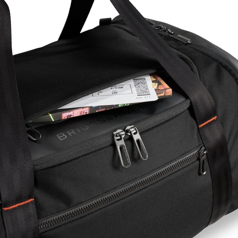 Briggs & Riley Checked<Briggs and Riley ZDX Large Travel Duffle Bag | Altman Luggage Black
