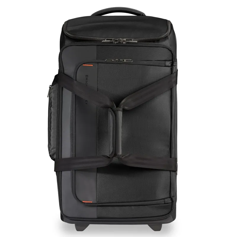 Briggs & Riley Wheeled Duffels|Checked<Briggs and Riley ZDX Medium Upright Duffle | Altman Luggage Black