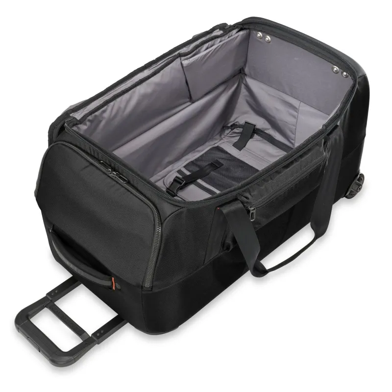 Briggs & Riley Wheeled Duffels|Checked<Briggs and Riley ZDX Medium Upright Duffle | Altman Luggage Black