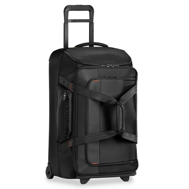 Briggs & Riley Wheeled Duffels|Checked<Briggs and Riley ZDX Medium Upright Duffle | Altman Luggage Black