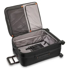 Briggs & Riley Checked<Briggs and Riley ZDX Medium Expandable Spinner | Altman Luggage Black