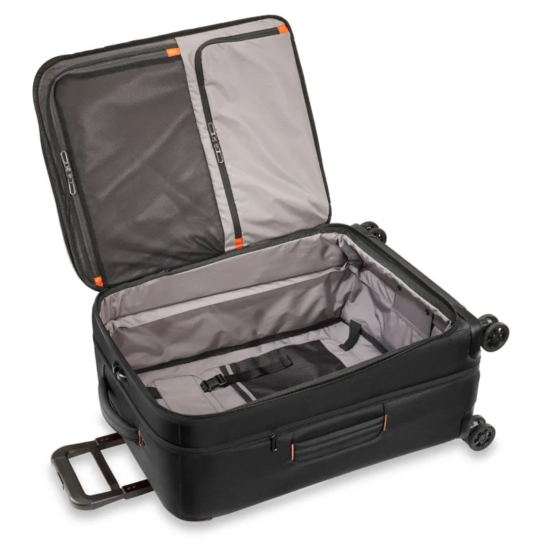 Briggs & Riley Checked<Briggs and Riley ZDX Medium Expandable Spinner | Altman Luggage Black