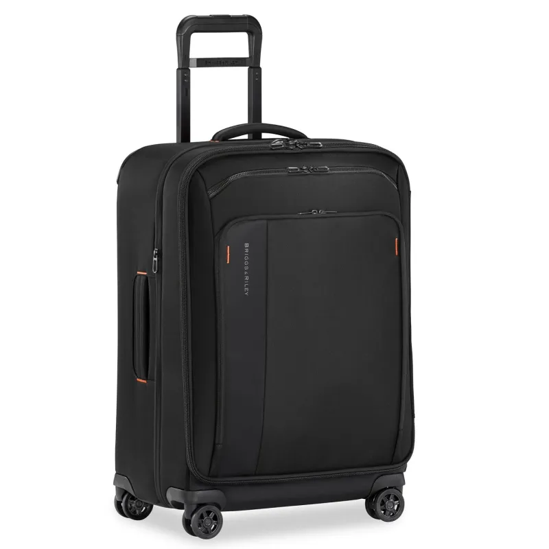 Briggs & Riley Checked<Briggs and Riley ZDX Medium Expandable Spinner | Altman Luggage Black